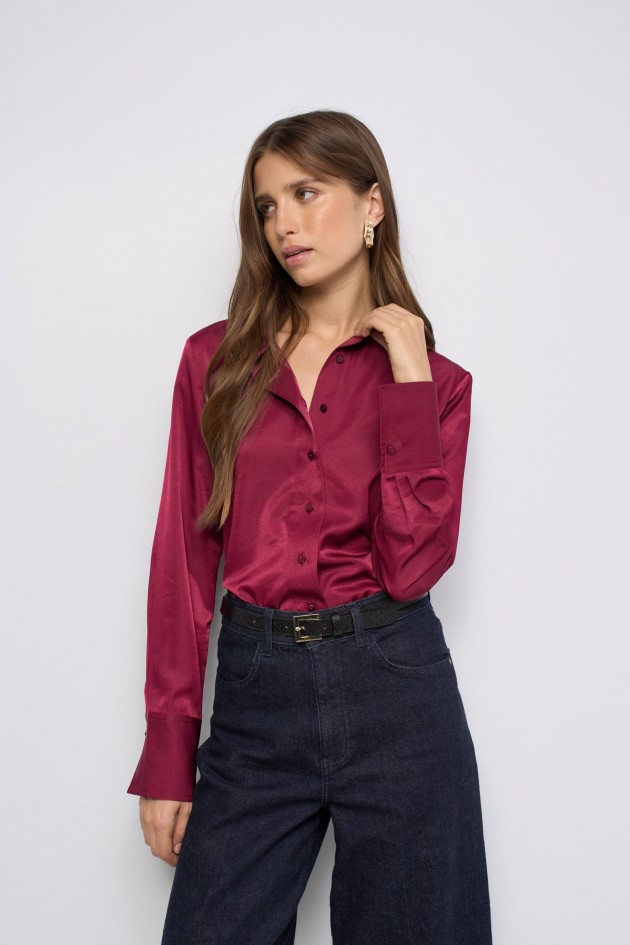 CHEMISE SATIN�E