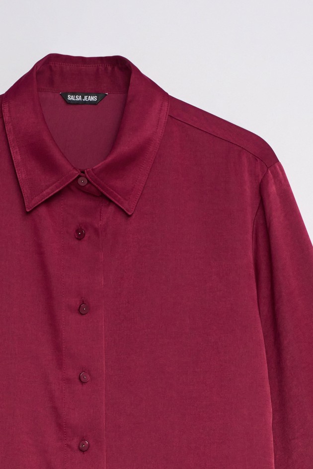 CHEMISE SATINÉE