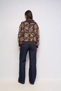 SWEAT � DEMI-ZIP AVEC BRODERIES