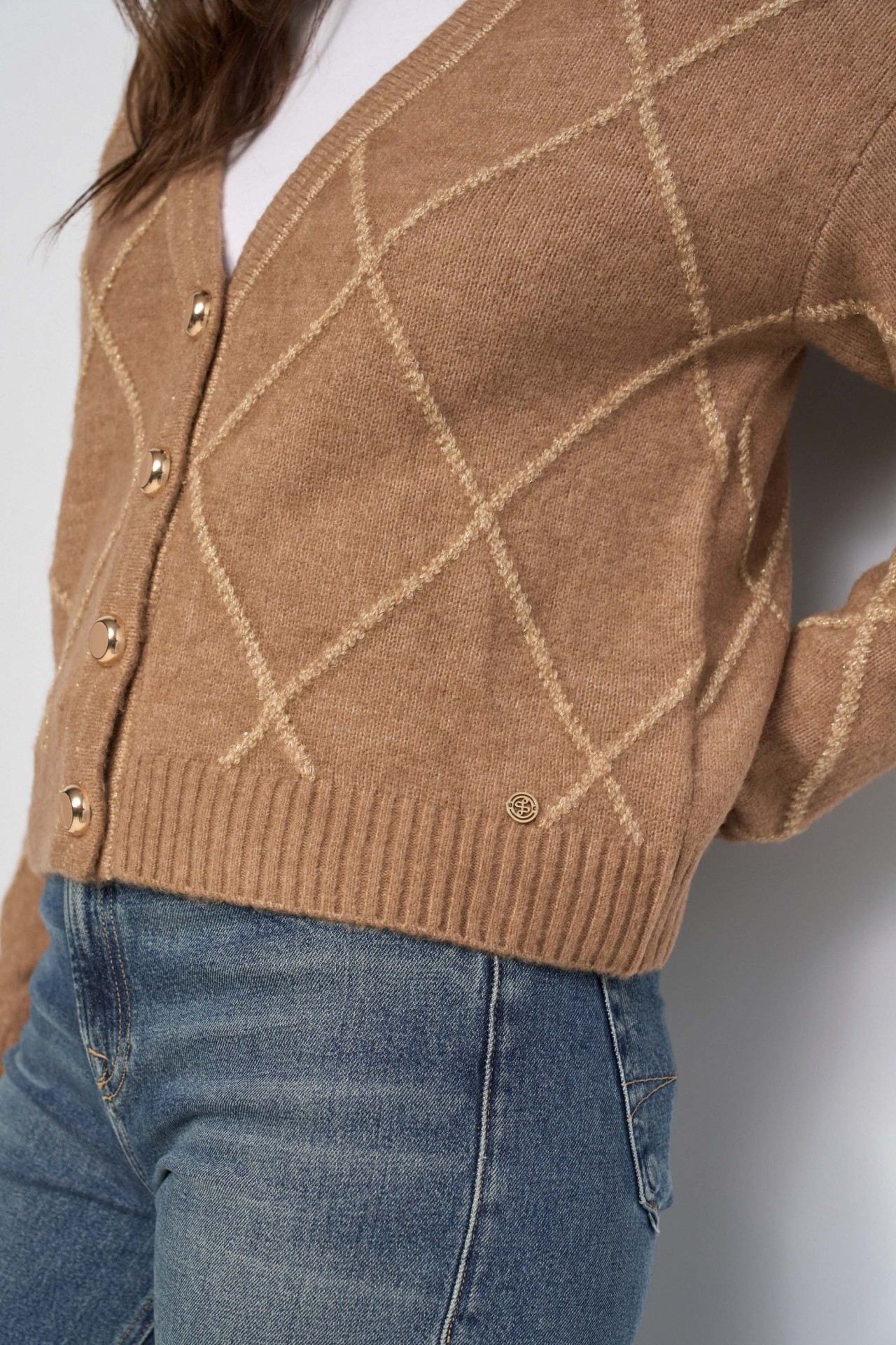 CARDIGAN AVEC LUREX