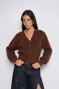 CARDIGAN AVEC LAINE