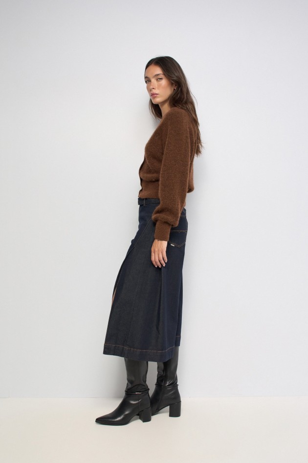 CARDIGAN AVEC LAINE