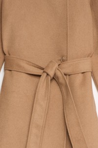 MANTEAU LONG EN DRAP DE LAINE
