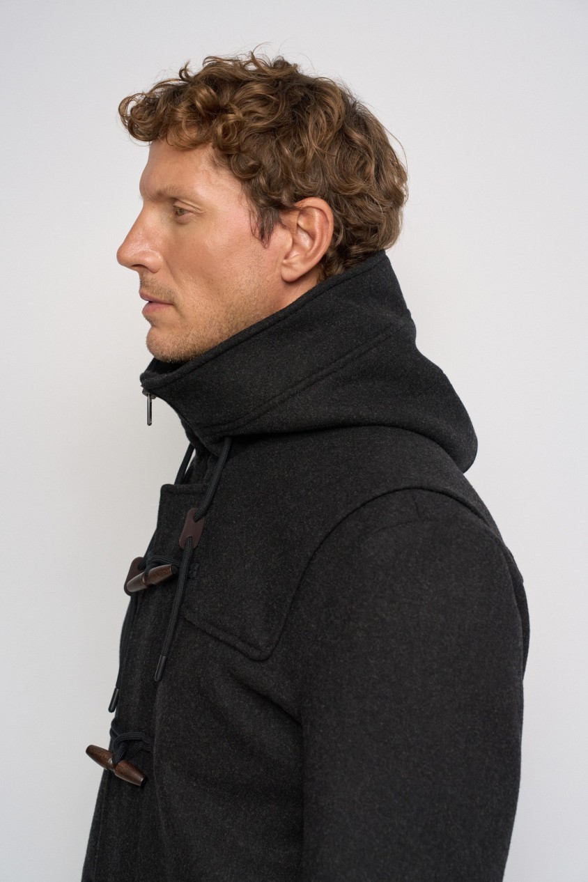 DUFFLECOAT MIT WOLLE