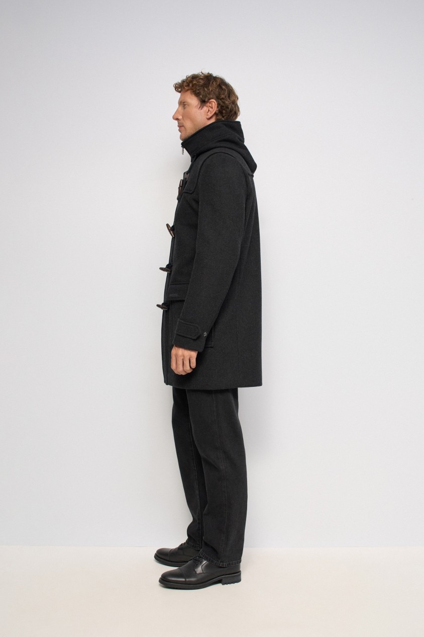 DUFFLECOAT MIT WOLLE