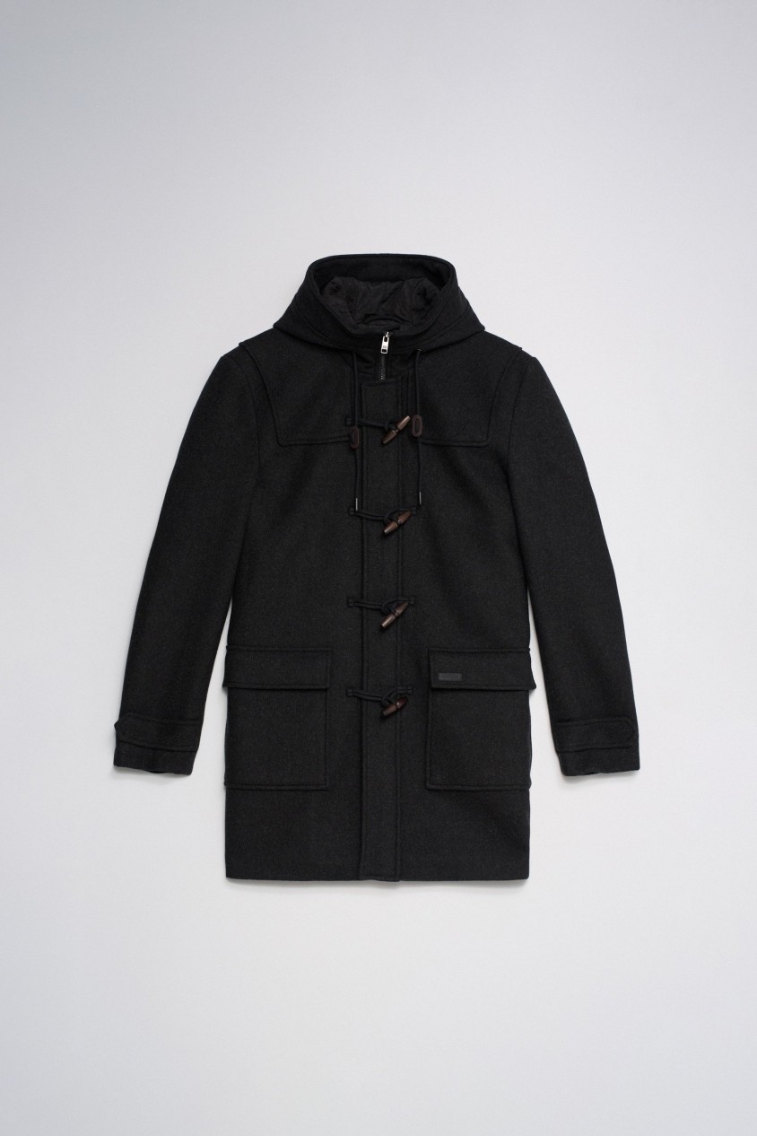 DUFFLECOAT MIT WOLLE