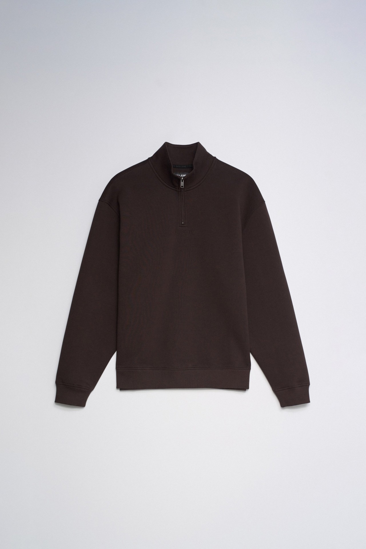 SWEATSHIRT MET HALVE RITS