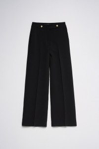 PANTALON EN TISSU � JAMBE WIDE