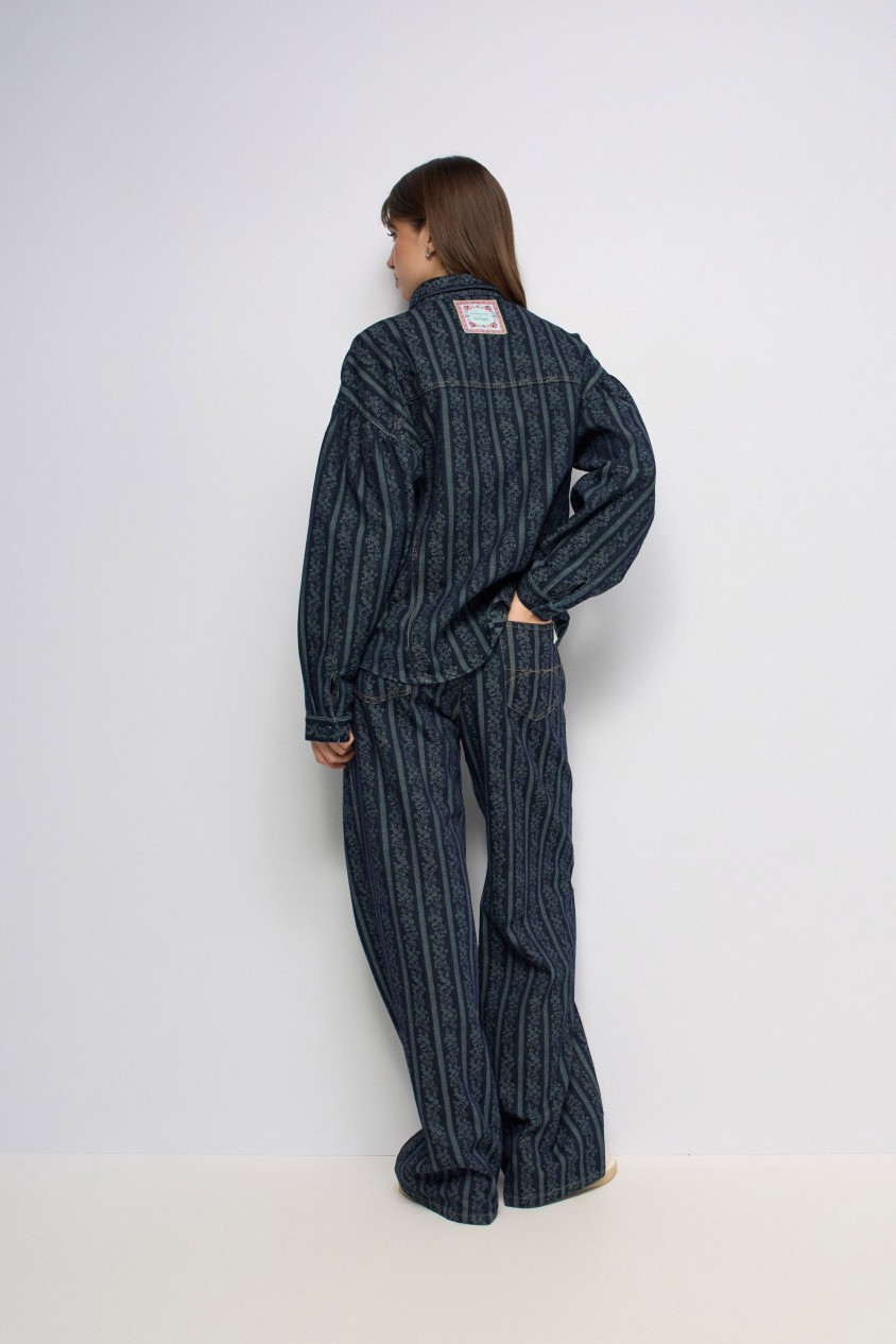 HEMD MIT JACQUARD FAVORITE PEOLPE X SALSA JEANS