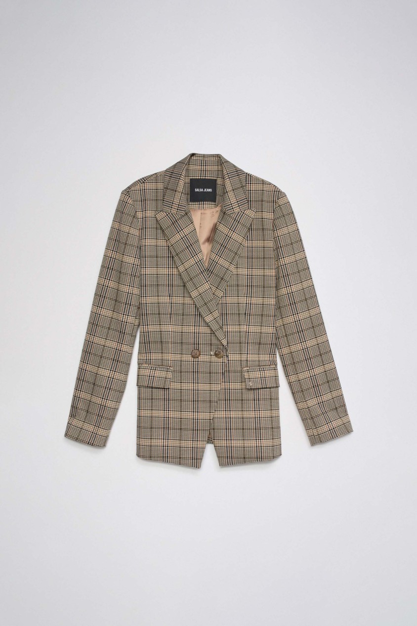 SLIM FIT CHECK BLAZER