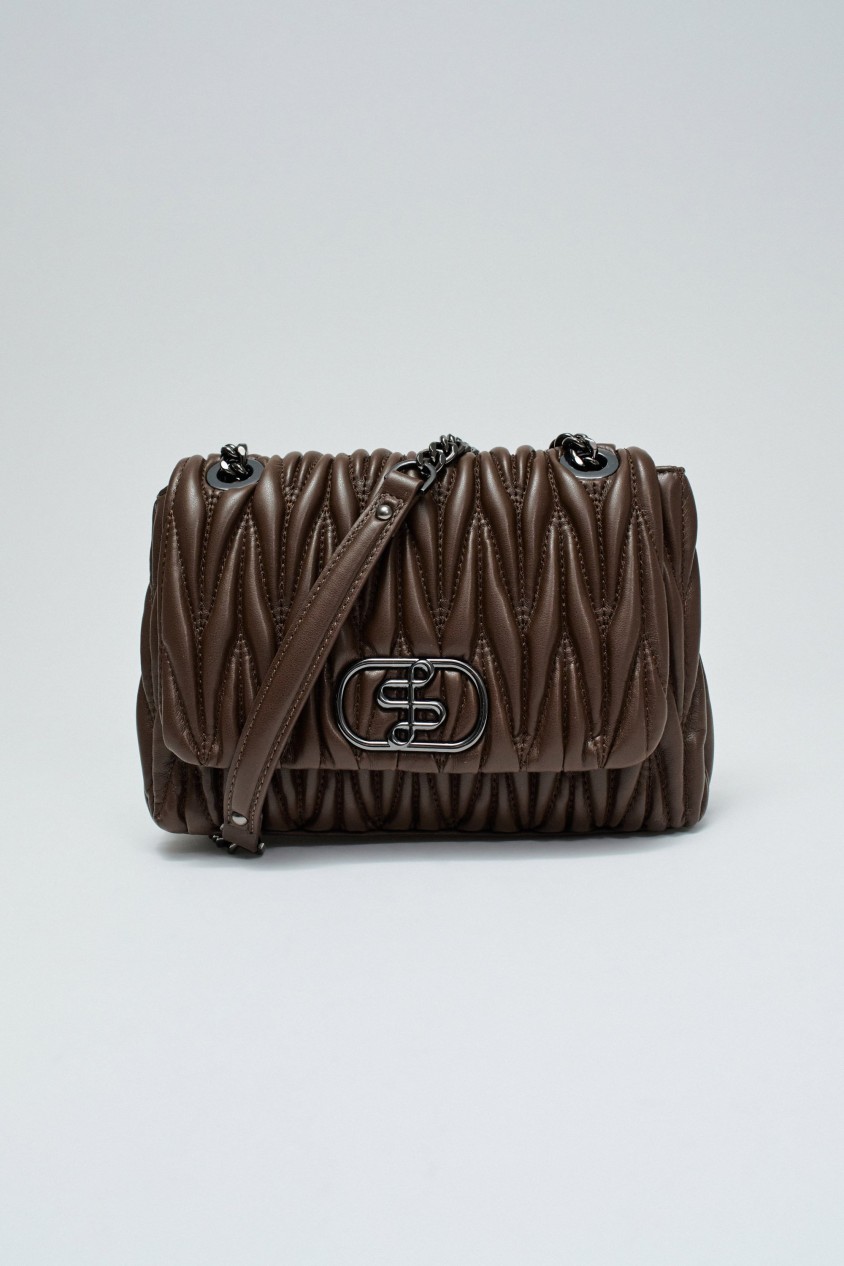 BOLSO ACOLCHADO EFECTO CUERO