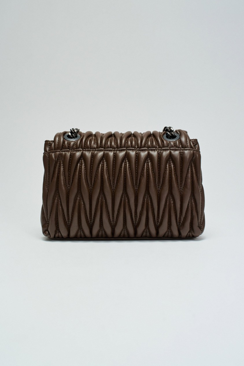 BOLSO ACOLCHADO EFECTO CUERO