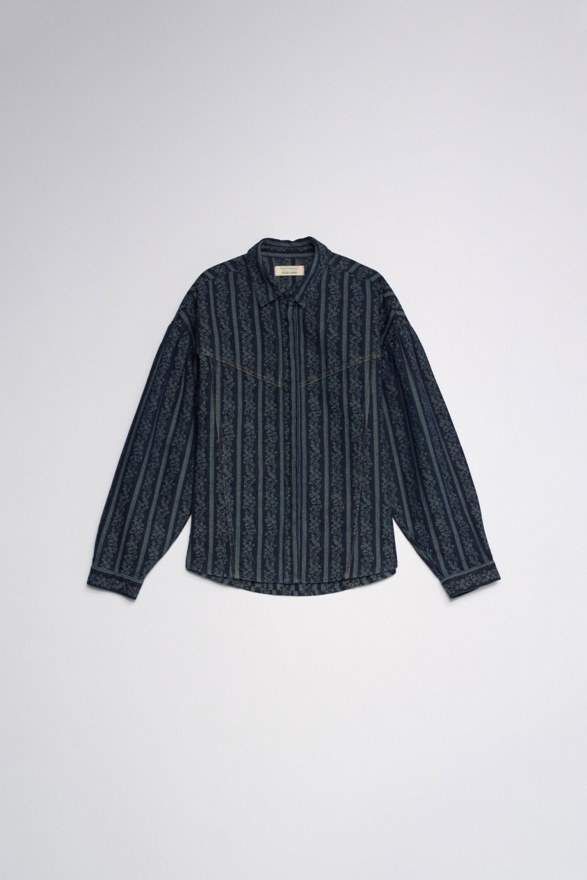 CAMISA CON JACQUARD FAVORITE PEOLPE X SALSA VAQUEROS