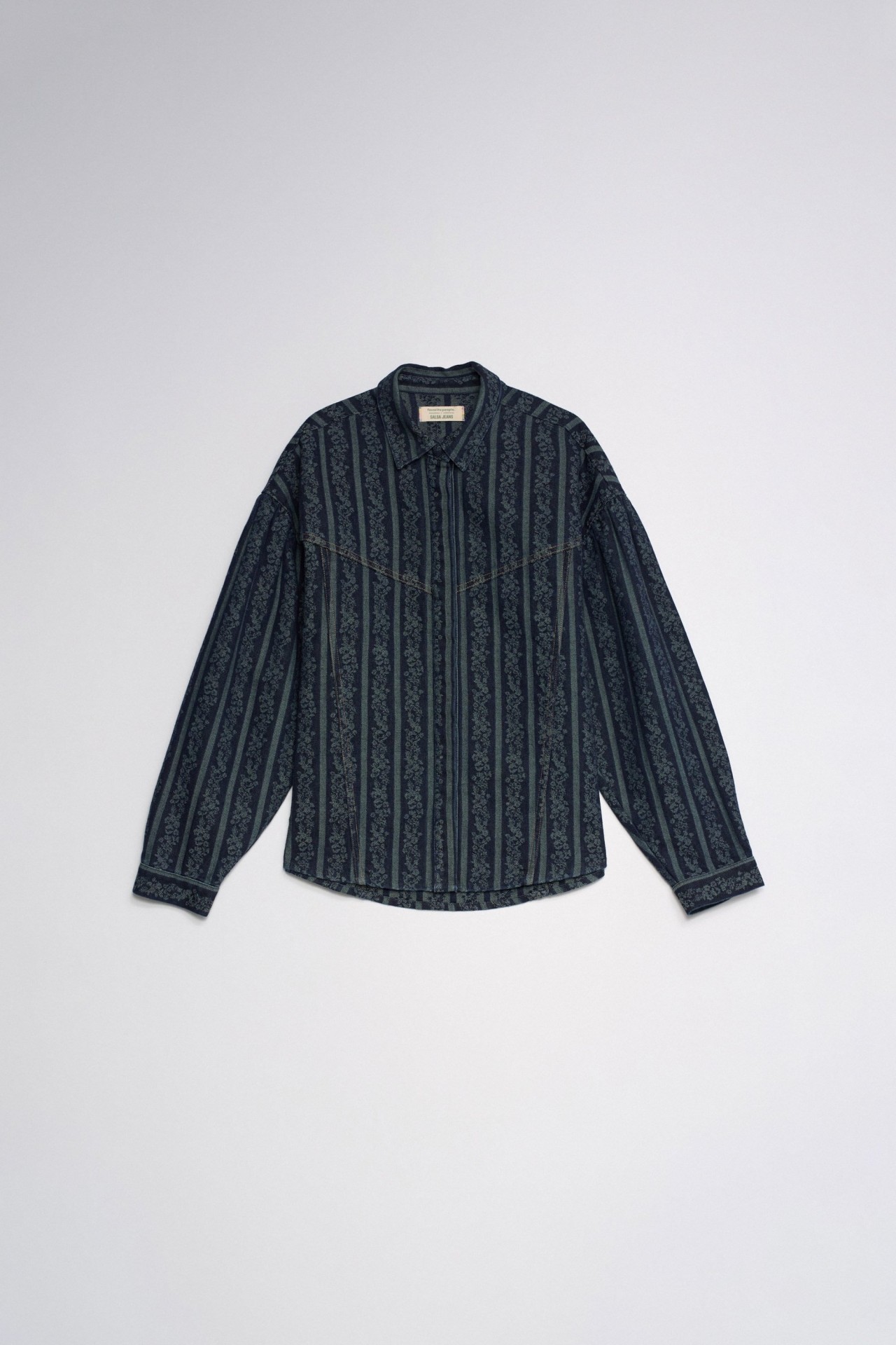CAMISA CON JACQUARD FAVORITE PEOLPE X SALSA VAQUEROS