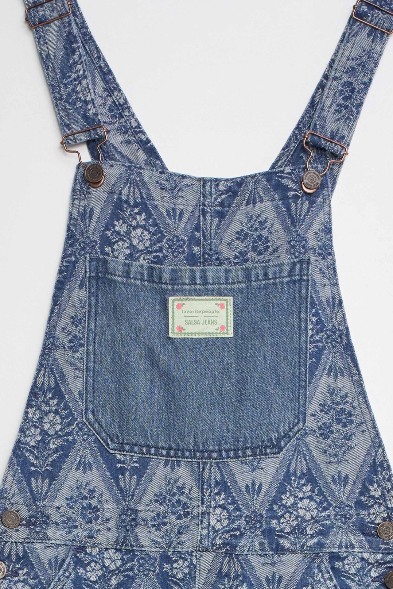 SALOPETTE � MOTIF JACQUARD FAVORITE PEOPLE X SALSA JEANS