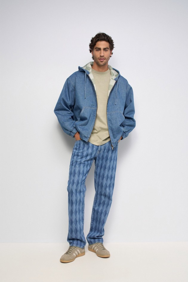 BOMBER EM DENIM FAVORITE PEOPLE X SALSA JEANS
