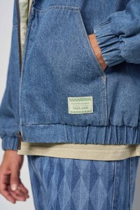 DENIM BOMBER JACKET FAVORITE PEOPLE X SALSA JEANS