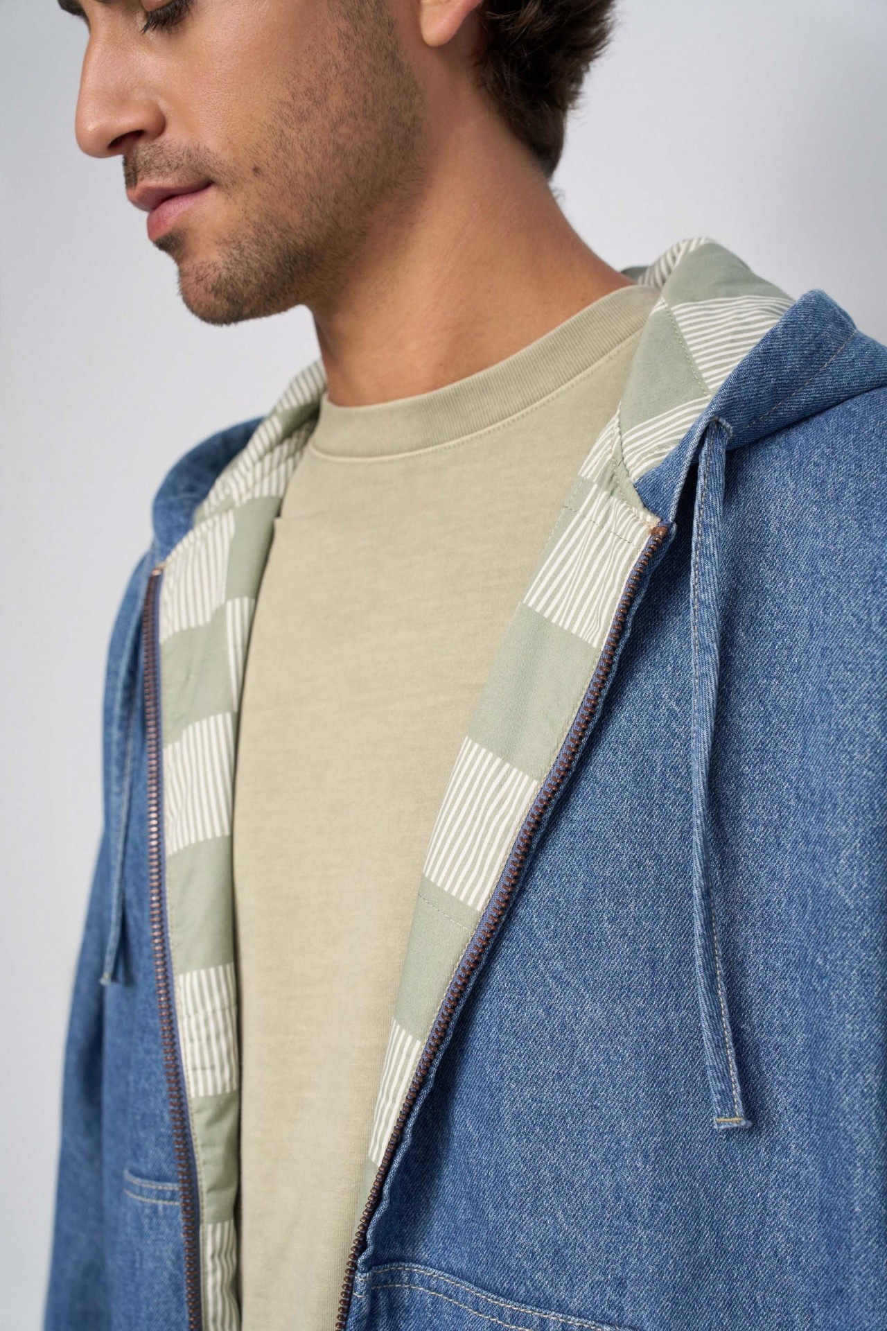 DENIM BOMBER JACKET FAVORITE PEOPLE X SALSA JEANS