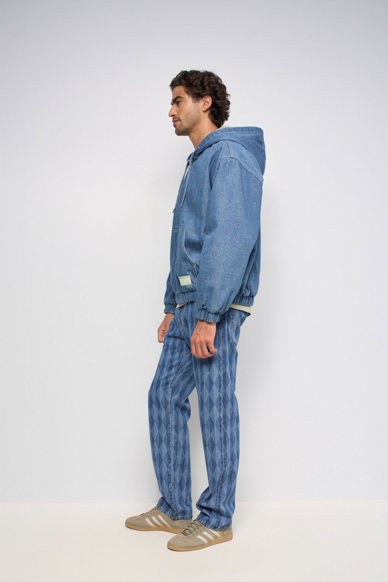 DENIM BOMBER JACKET FAVORITE PEOPLE X SALSA JEANS