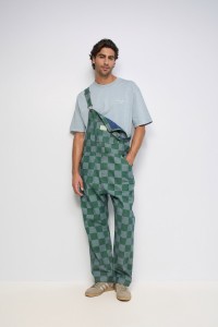 LATZHOSE MIT MUSTER FAVORITE PEOPLE X SALSA JEANS