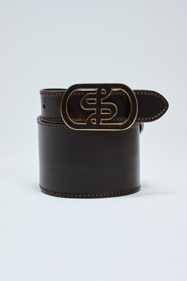 CEINTURE LARGE EN CUIR