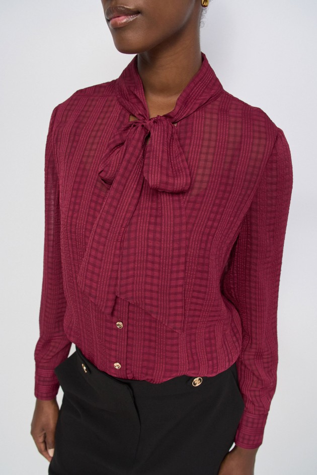 BLOUSE MET STRIK