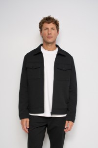 COAT KNITTED WITH CHEST POCKETS COAT KNITTED WITH CHEST POCKETS