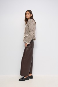PADDED TWEED JACKET