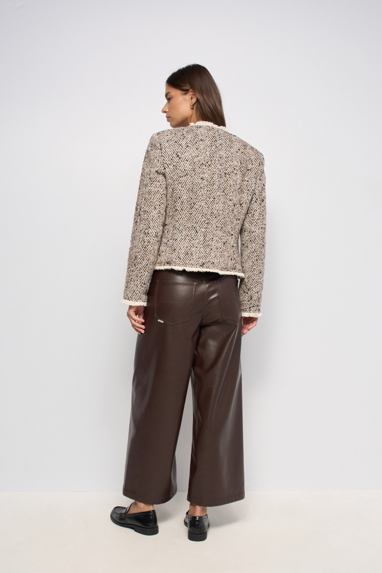 PADDED TWEED JACKET