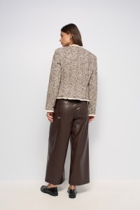 PADDED TWEED JACKET