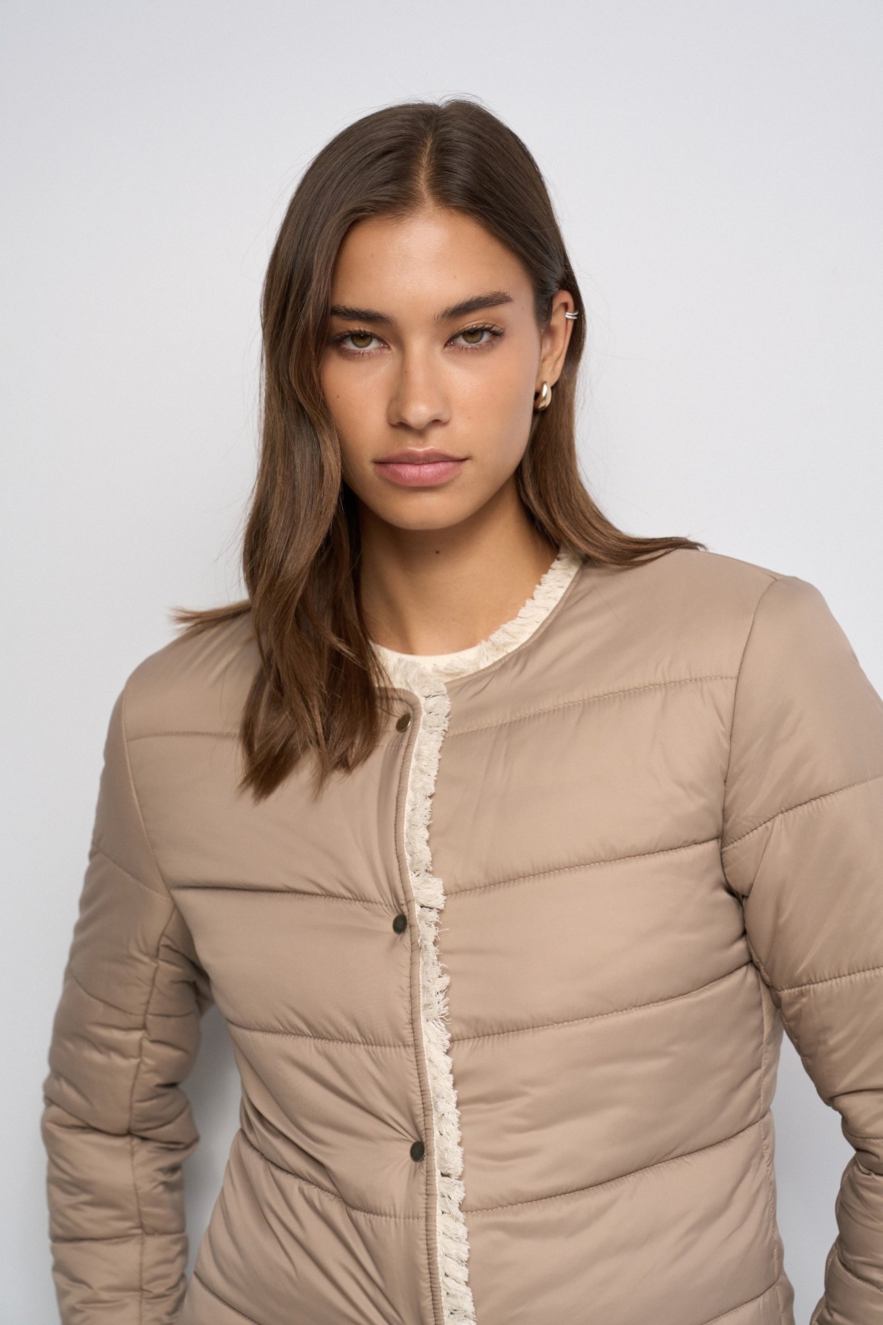 PADDED TWEED JACKET