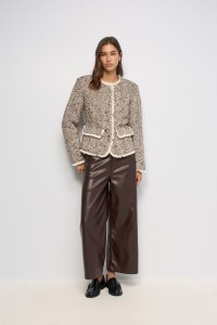 PADDED TWEED JACKET