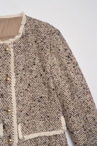 PADDED TWEED JACKET
