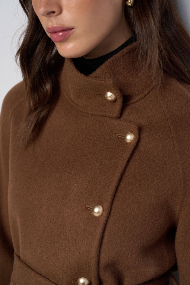 WOOL-BLEND COAT