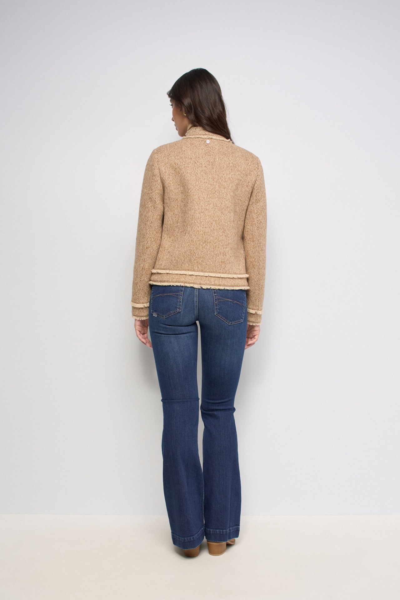 WOOL-BLEND TWEED JACKET