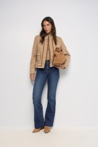 WOOL-BLEND TWEED JACKET
