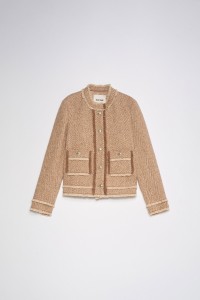 WOOL-BLEND TWEED JACKET