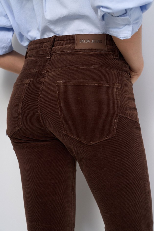 JEANS FAITH PUSH IN FLARE EM BOMBAZINA