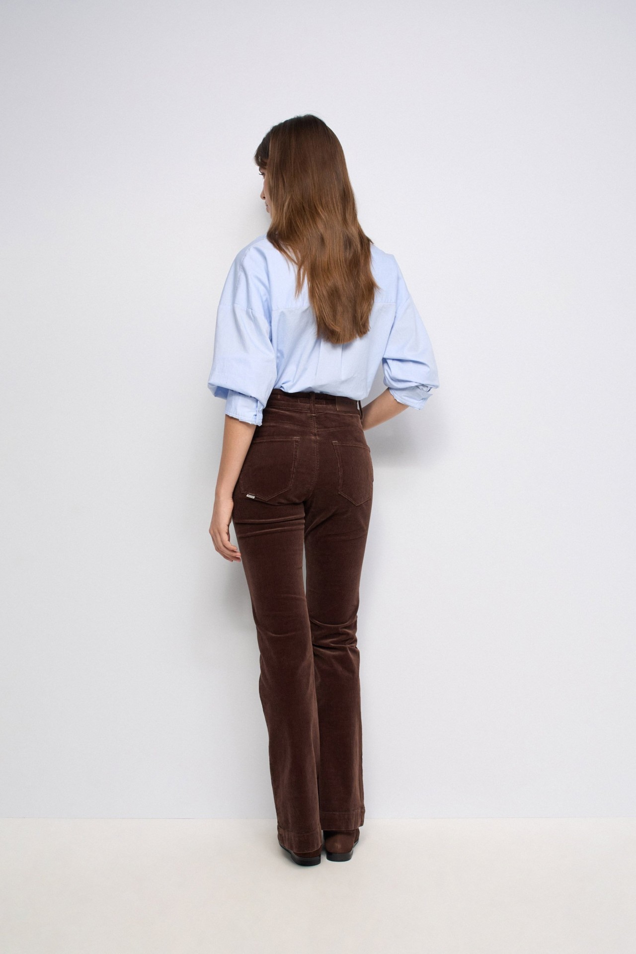 JEANS FAITH PUSH IN FLARE EM BOMBAZINA