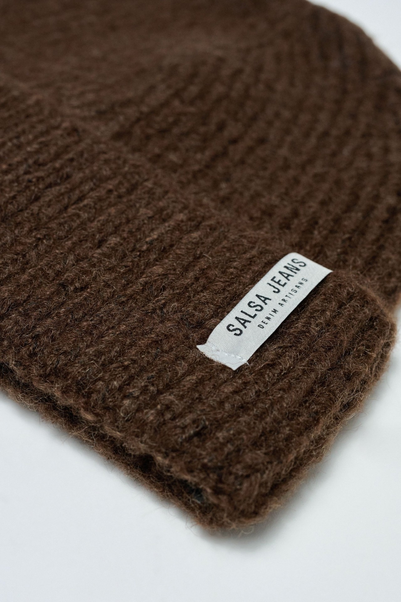 WOOL-BLEND BRANDING BEANIE