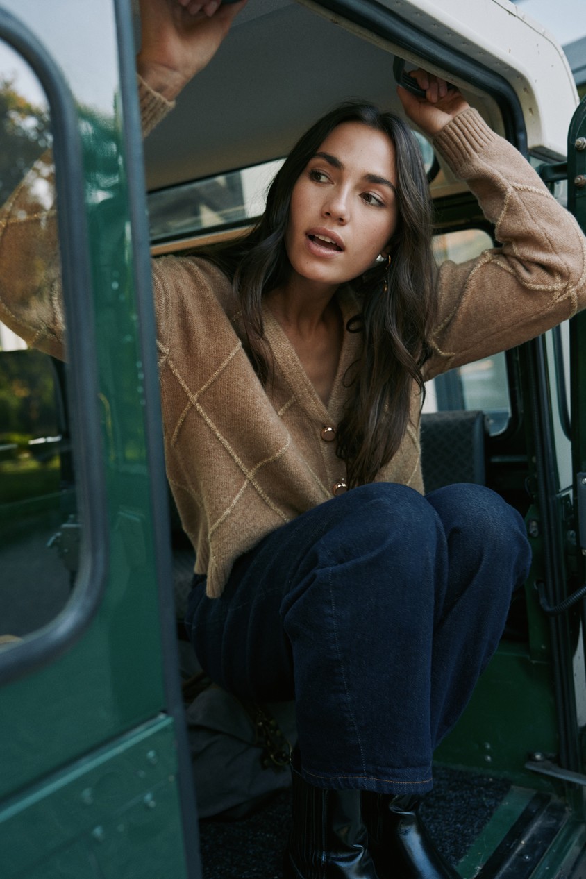 CARDIGAN WITH LUREX