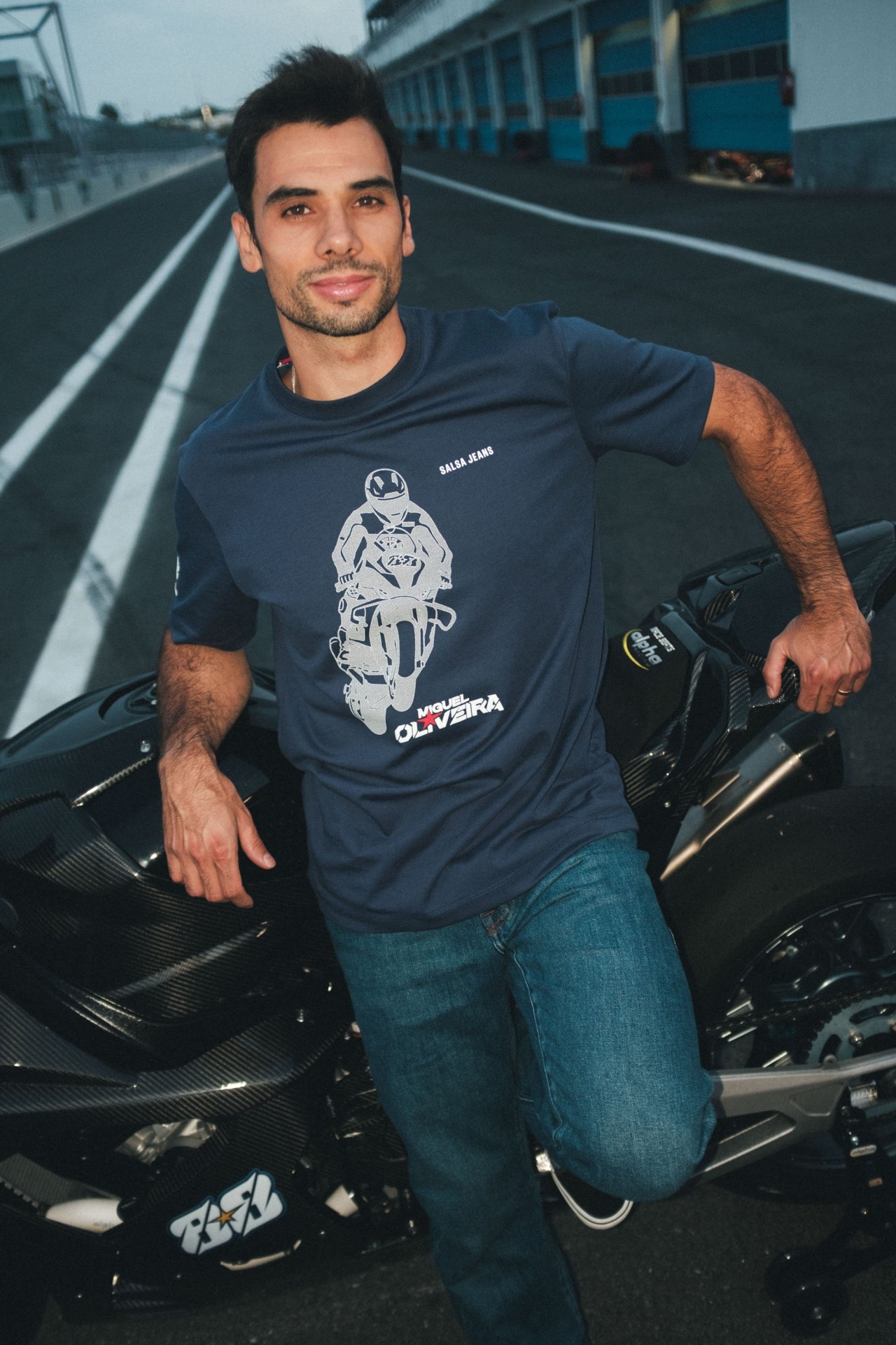 MIGUEL OLIVEIRA X SALSA JEANS T-SHIRT