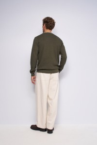 STRUKTURIERTER STRICKPULLOVER