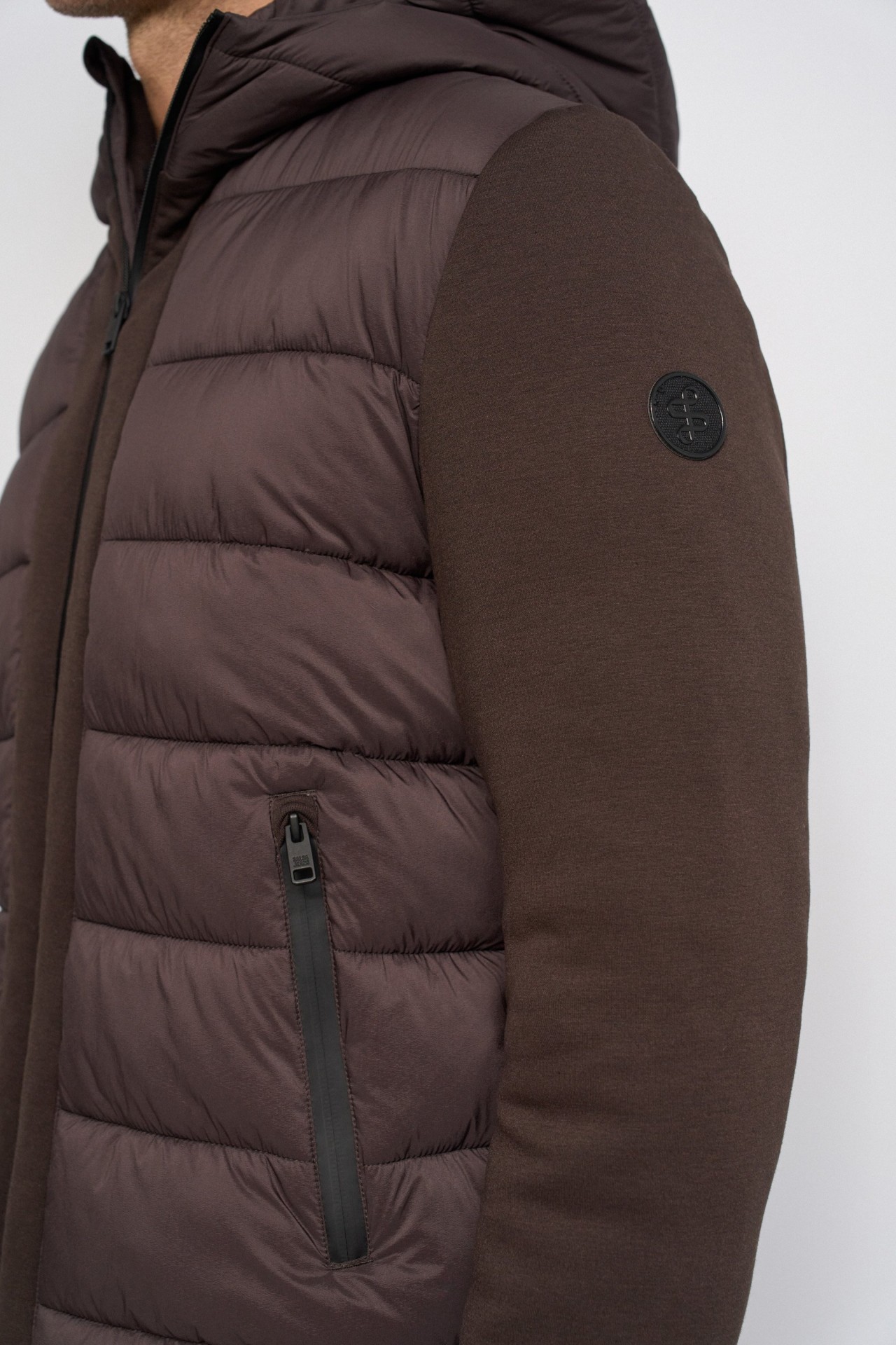 MIXED-MATERIAL JACKET