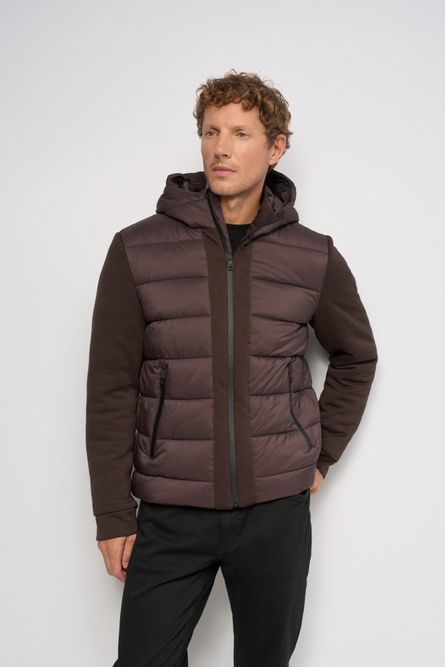MIXED-MATERIAL JACKET