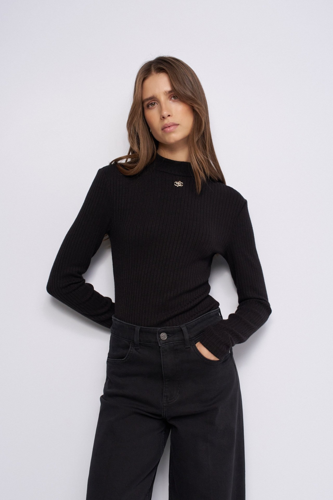 JUMPER KNITTED RIBBED