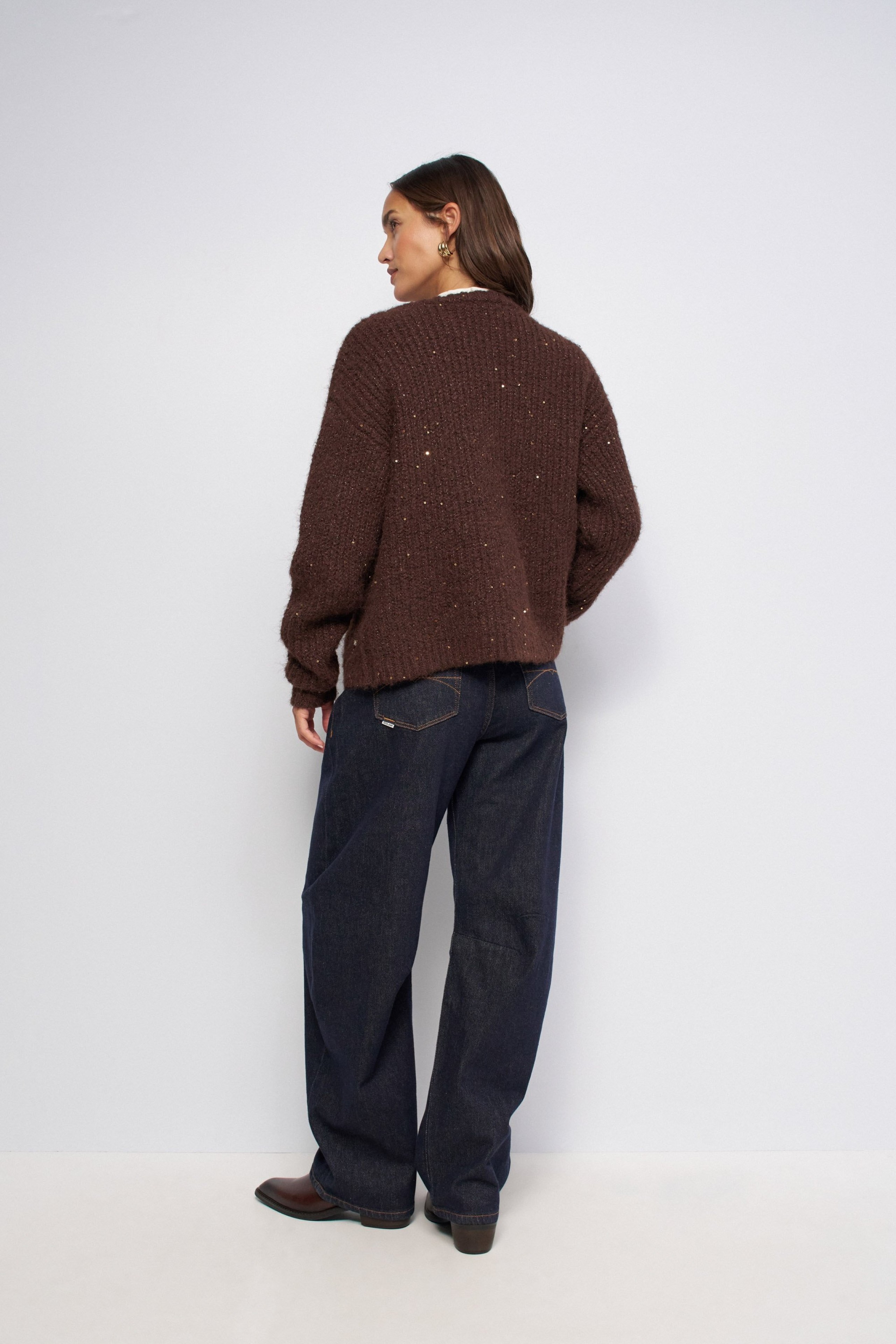 CARDIGAN MET PAILLETTEN