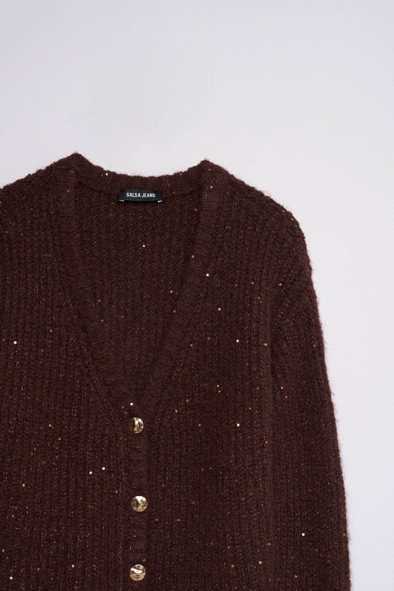CARDIGAN MET PAILLETTEN
