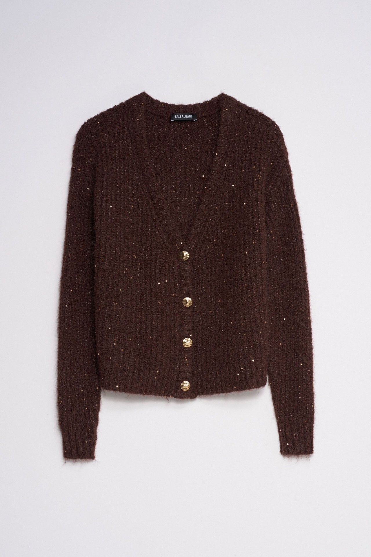 CARDIGAN MET PAILLETTEN