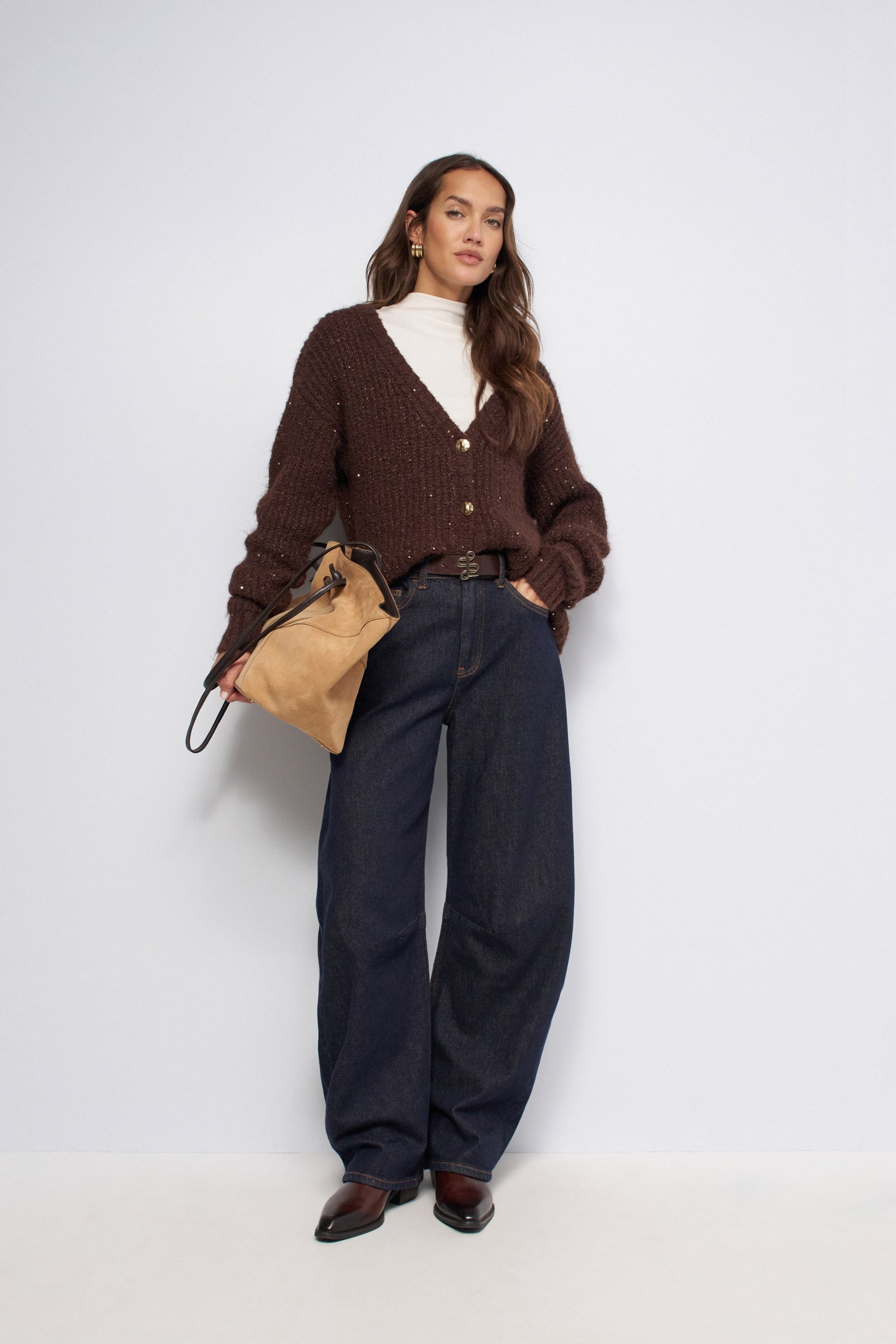 CARDIGAN MET PAILLETTEN